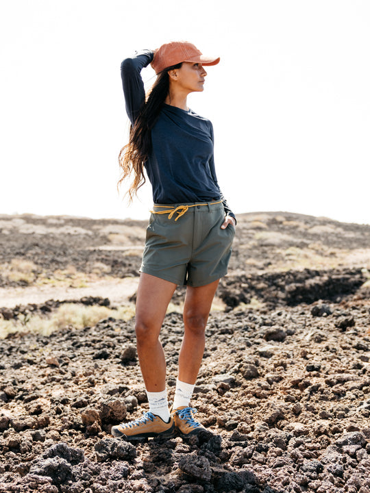 Women's Solar UPF Long Sleeve T-Shirt - Navy Marl