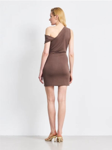 Tulla Dress in Mocha