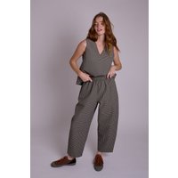 Textured Gingham Ottie Trousers