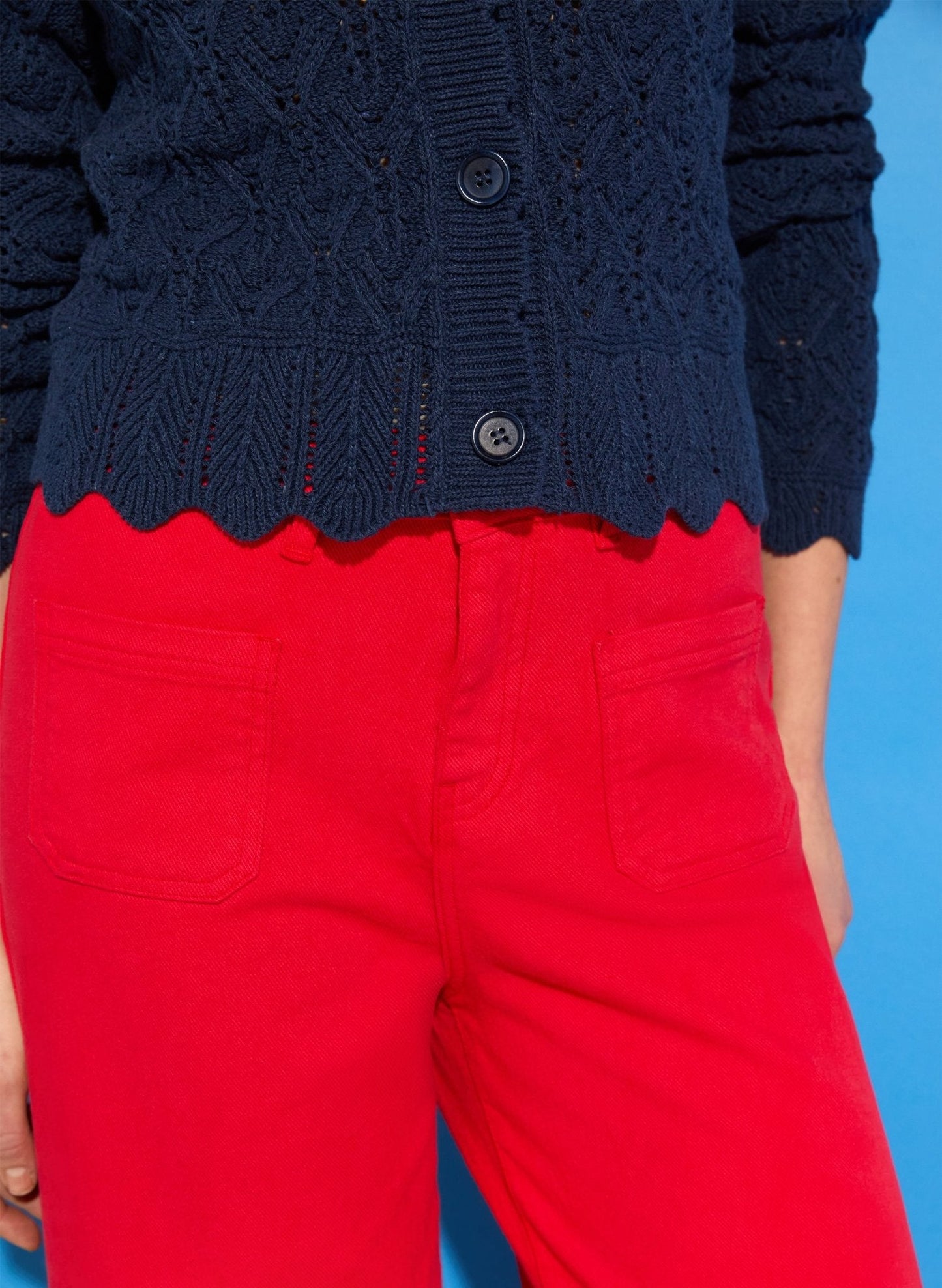 Ursula Ecotec Cardigan / Deep Indigo