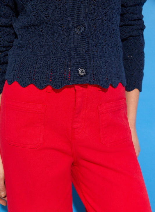 Ursula Ecotec Cardigan / Deep Indigo