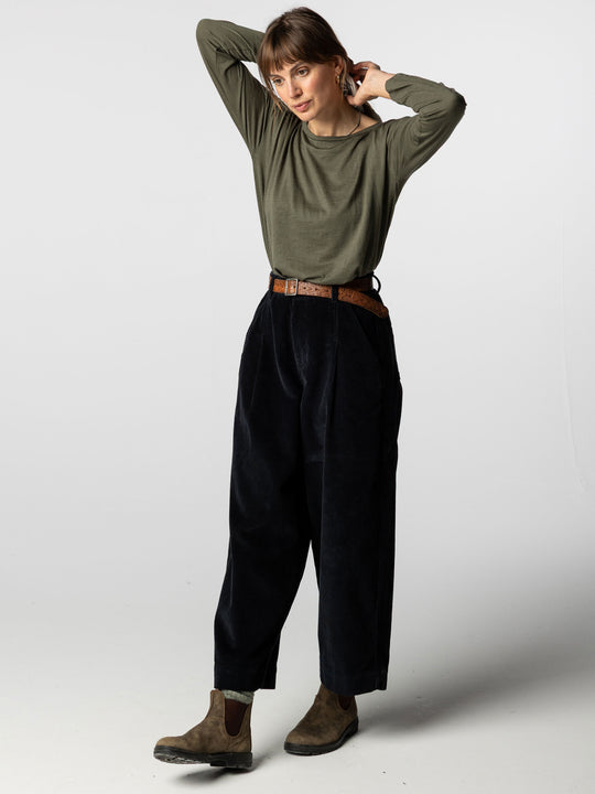 Women's Seeker Merino Long Sleeve T-Shirt - Olive