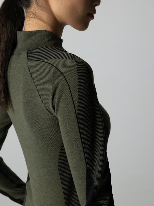 Women's Ria Seamless Baselayer - Olive